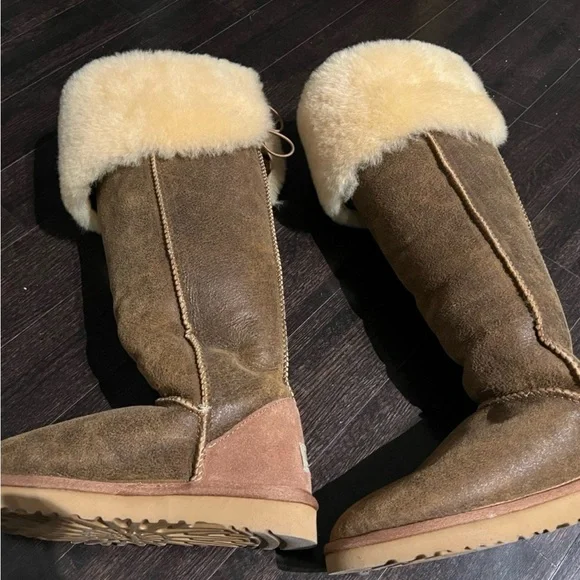 UGG Over The Knee Boots Rare UGG Boots Thigh High Boots Size 6 Brand New - Picture 4 of 9
